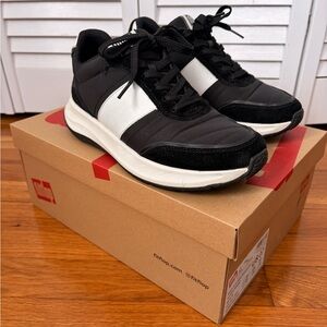 Fitflop Black and White Women's Sneakers Size 7